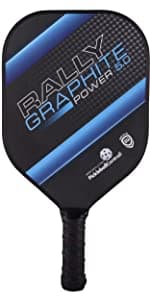 Pickleball Paddle – Rally Graphite Pickleball Paddle | Composite Honeycomb Core, Graphite Carbon Fiber Face | Lightweight | Pickleball Sets, Pickleballs, Paddle Covers Available | USAPA Approved