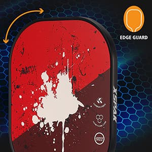 XS XSPAK Pickleball Paddles Sets, USAPA Graphite Face/Carbon Fiber and Polypropylene Honeycomb Core, Anti-Slip Sweat-Absorbing Soft Cushion Grip, Pickleball Set of 2 with 2-4 Balls and 1 Bag/Backpack