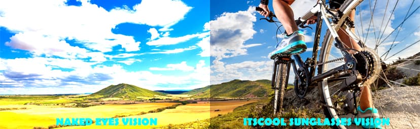 Polarized Sports Sunglasses with 5 Interchangeable Lenses for Men Women Softball Baseball Pickleball Cycling Glasses