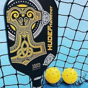 Pickleball Paddle,Pickleball Paddles Lightweight Graphite Carbon Fiber Wide Face Pickleball Paddle Racquet Rackets,Honeycomb Core,Cushion Comfort Grip USAPA Approved