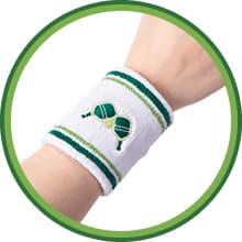 Panitay 4 Pack Funny Dink Ball Lover Gifts Dink Ball Hats Sports Wrist Head Sweatbands and Novelty Socks for Men Women