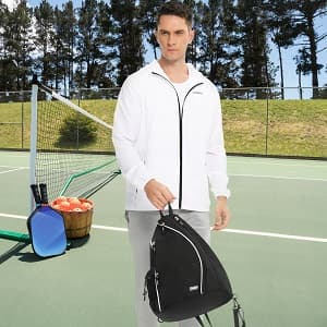 Sucipi Pickleball Bag Pickleball Backpack for Women Men Pickleball Paddle Backpack Reversible Pickleball Paddle Bag Pickleball Rackets Bags for Ladies