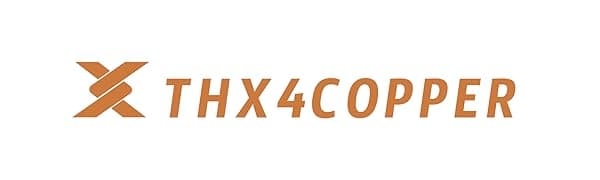 THX4COPPER Compression Wrist Sleeve - Copper Infused Wrist Support for Men &Women-Improve Circulation and Recovery(1 Pair)