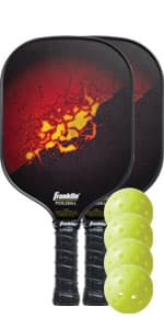 Franklin Sports Beginner Pickleball Sets - 2 + 4 Player Sets - Aluminum Paddles + X-40 Pickleballs - USA Pickleball (USAPA) Approved
