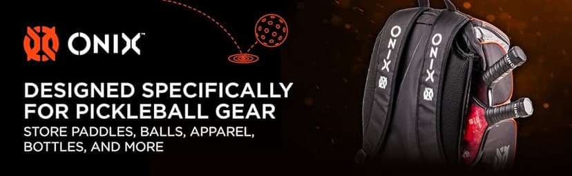 Onix Pickleball Durable Backpack is Designed to Carry Paddles, Balls, Apparel, and Water Bottles