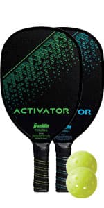 Franklin Sports Beginner Pickleball Sets - 2 + 4 Player Sets - Aluminum Paddles + X-40 Pickleballs - USA Pickleball (USAPA) Approved