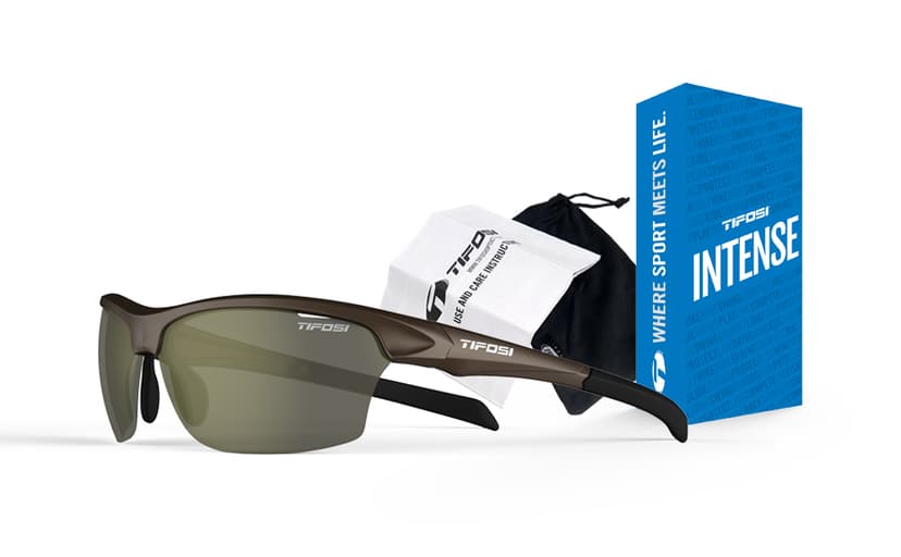 Intense Sport Sunglasses Men & Women - Ideal For Golf, Pickleball, Running & Tennis. Vented Lenses Prevent Fogging