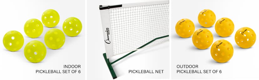 Champion Sports Rhino Pickleball Paddles: Indoor or Outdoor Pickleball Paddles in Wood, Aluminum, Fiberglass, Graphite – Multiple Styles