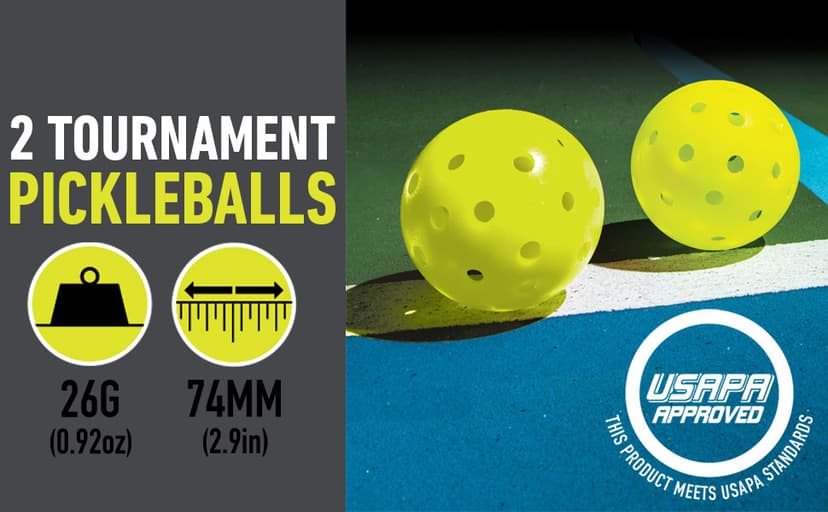 Franklin Sports Beginner Pickleball Sets - 2 + 4 Player Sets - Aluminum Paddles + X-40 Pickleballs - USA Pickleball (USAPA) Approved