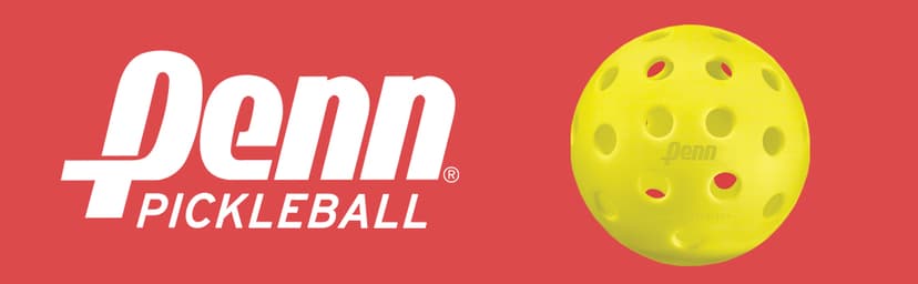 Penn 40 Outdoor Pickleball Balls - Softer Feel for Recreational & Club Play - USAPA Approved, 6-Pack