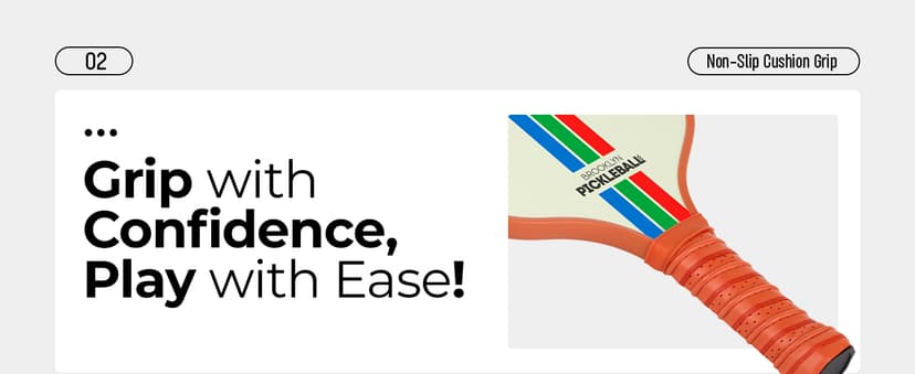 Brooklyn Pickleball Co. | Pickle Ball Paddle Cover | 13mm or 14mm Paddles up to 8" Wide | Single Case | Racket Sleeve | Protective Head Cover