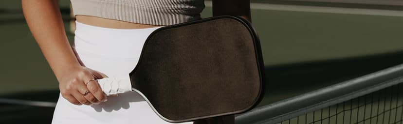 Pickleball Paddle Grip - 5.25in - Supports Tennis Elbow, Enhances Grip Strength, Reduces Vibration with Finger Support and Anti-Sweat Design