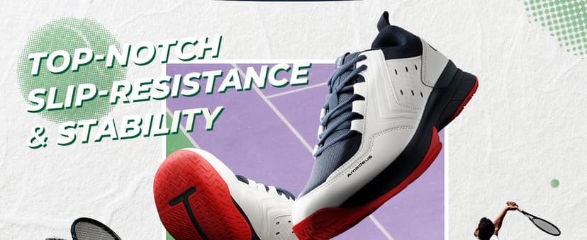 FitVille Tennis Shoes for Men Pickleball Shoes Sneakers | Court Racquetball Athletic Shoes for Racquet Sport | Wide Toe Box & Arch Support