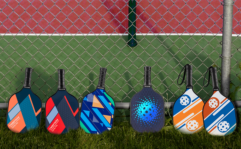 Pickleball Paddles, USAPA Standard Fiberglass Surface Pickleball Paddles Set of 2 or 4 Rackets, Pickleball Set with 4 Pickleball Balls &1 Pickleball Bag, Pickle Ball Paddle Set for Men, Women