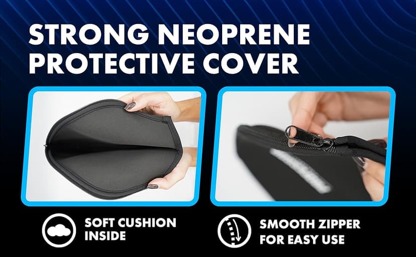 Professor Pickleball Paddle Neoprene Cover - Universal Fitting Cover Pickleball Paddles - Prevents Scratches & Dents - Perfect for Travel & Protection