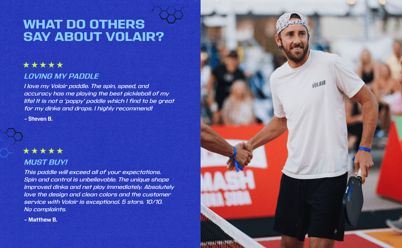 Mach 2 Forza Paddle - Toray T700 Carbon Fiber Surface - Thermoformed - Foam Injected - Spin, Power, & Control - w/Headcover, Eraser, Extra Black Grip, Extra Paddle Neck Band, & Sticker