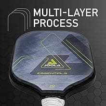 JOOLA Stratos or Essentials Pickleball Paddle – Reinforced Fiberglass Surface, Honeycomb Polypropylene Core, USAPA Approved, Durable & Beginner-Friendly Pickleball Racket with Comfortable Grip