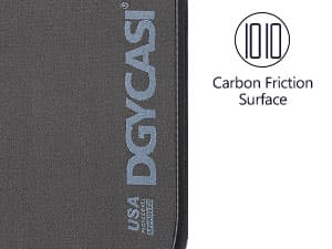 YC DGYCASI 16mm Pickleball Paddles Professional, 2025 USAPA Approved T700 Carbon Fiber Surface Pickle Paddle(CFS), Polypropylene Lightweight Honeycomb Core, Cushion Comfort Grip, with Cover Case Black