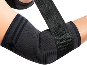 CAMBIVO 2 Pack Elbow Brace for Tendonitis, Tennis Elbow Compression Support Sleeve for Golfers Elbow Pain Relief, Arthritis, Bursitis, Workout, Weightlifting