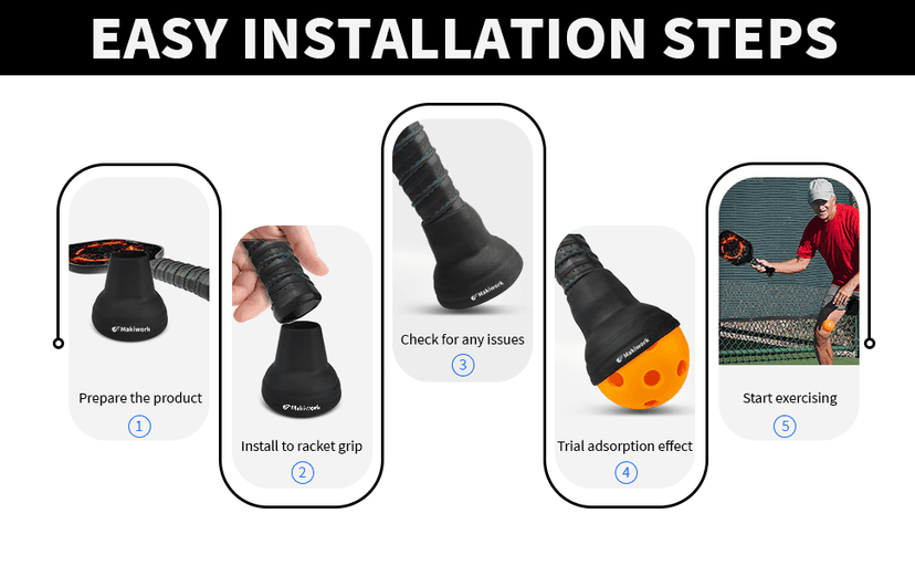 Pickleball Ball Retriever Silicone Pickleball Grabber and Picker