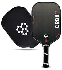 CRBN X Series Power Pickleball Paddle - Carbon Fiber Pickleball Paddle with Foam Injected Edges for Expanded Sweet Spot