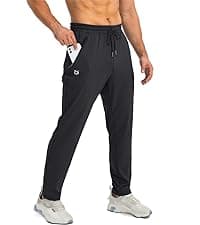 G Gradual Men's Sweatpants with Zipper Pockets Tapered Joggers for Men Athletic Pants for Workout, Jogging, Running