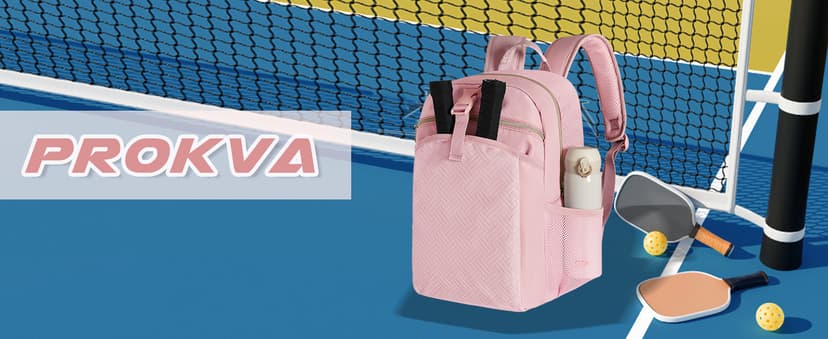 Pickleball Bag Backpack for Women Holds 4 Paddles, Large Pickle Ball Bag Pickleball Paddle Backpack for Men