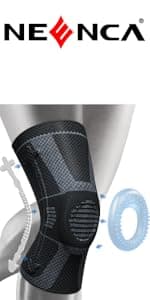 NEENCA Knee Braces for Knee Pain Relief, Compression Knee Sleeves with Patella Gel Pad & Side Stabilizers, Knee Support for Weightlifting, Running, Workout, Arthritis, Meniscus Tear, Men Women. ACE-53