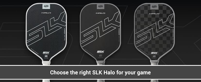 Selkirk Sport SLK Halo Raw Carbon Fiber Pickleball Paddle | Designed in The USA | Choose from The T700 Raw Carbon Fiber Power, The 18k Ultraweave Control, or The Kevlar Linkweave Thermoformed Pro