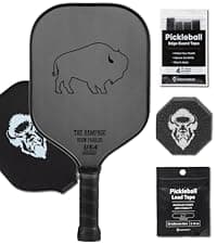 Carbon Graphite Pickleball Paddles - Lightweight Pickleball Rackets | Honeycomb Composite Core Improves Pickle Ball Placement and Increases Power | Durable Unibody Construction