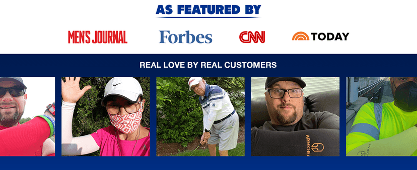 ARMORAY Arm Sleeves for Men or Women - Tattoo Cover Up - Cooling Sports Sleeve for Basketball Golf Football