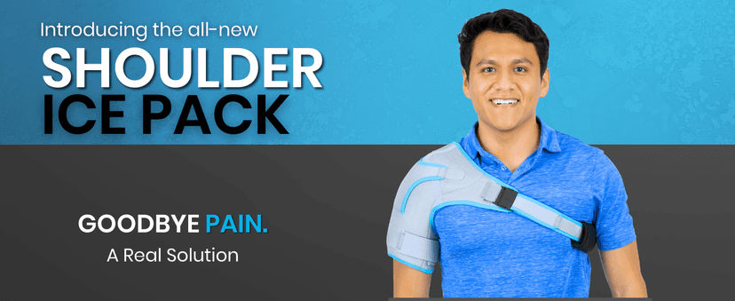 Arctic Flex Shoulder Ice Pack Brace - Cold Reusable Cool Gel Wrap, Hot Therapy - Immobilizer Compression Stability Support for Tendonitis, Dislocated Joint, Left and Right Rotator Cuff Arm Pain Relief