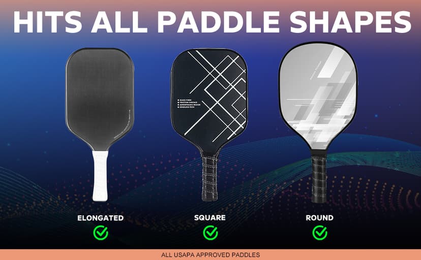 2 Pcs Pickleball Paddle Covers, Universal Case Size - 8.6 x 12.2 inches Zippered Racket Sleeve, Durable Neoprene Paddle Cover, Paddle Storage Bag for Most USAPA Standard (Black) (Black)