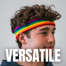 Kenz Laurenz Sweatband Set Cotton Sports Headband Terry Cloth Wristband Moisture Wicking Sweat Absorbing Head Band Athletic Exercise Basketball Wrist Sweatbands and Headbands