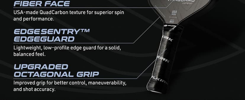 Selkirk Sport Vanguard Pickleball Paddle | Choose The Vanguard Power Air, Vanguard Pro or The Vanguard Control | Carbon Fiber Pickleball Paddles | 360 Proto Molding & Flexfoam Perimeter