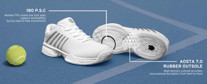 K-Swiss Women's Hypercourt Express 2 Tennis Shoe