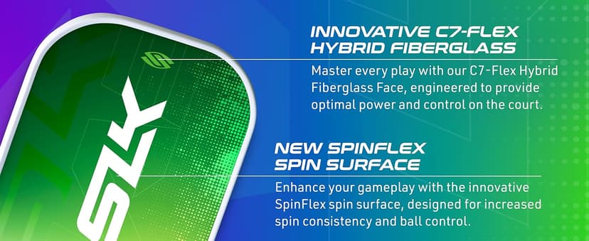 Selkirk Sport SLK Evo Pickleball Paddle | Designed in The USA | Power, Control or Hybrid | Fiberglass & Carbon Fiber with SpinFlex Surface