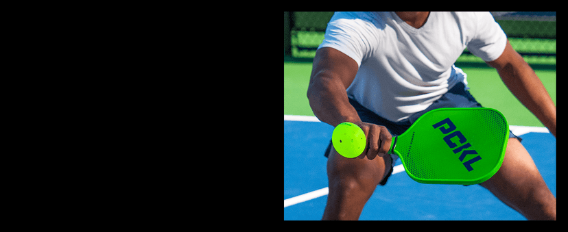 PCKL Launch Series Premium Pickleball Paddle Racket | USA Pickleball Approved | Fiberglass Face with Large Sweet Spot | Honeycomb Core