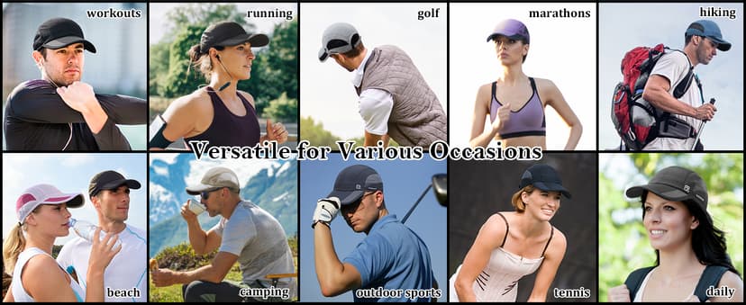 GADIEMKENSD Quick Dry Run Hat Cooling Breathable Mesh