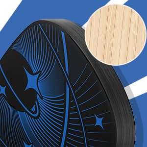 Pickleball Paddles, Pickleball Set with 4 Premium Wood Pickleball Paddles, 4 Pickleball Balls, 4 Cooling Towels & Carry Bag, Pickleball Rackets with Ergonomic Cushion Grip, Gifts for Men Women