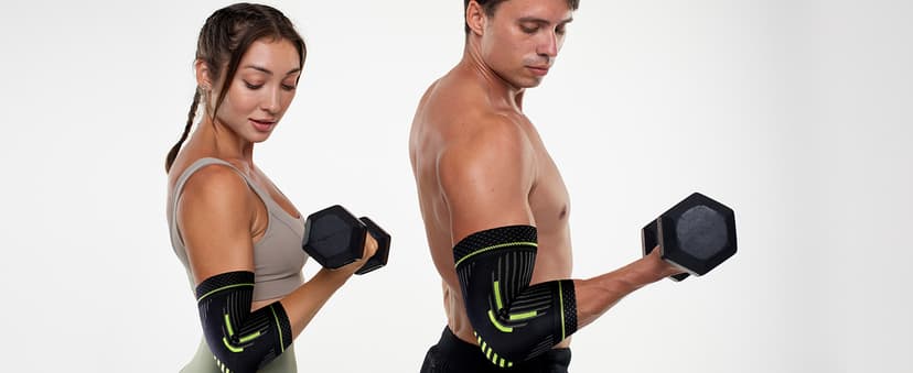 Tennis Elbow Sleeve,Elbow Compression Sleeve, Elbow Brace For Tendonitis and Tennis Elbow,Golfers, Arthritis, Bursitis. Elbow Pain Relief,Weightlifting, Fit for Men & Women