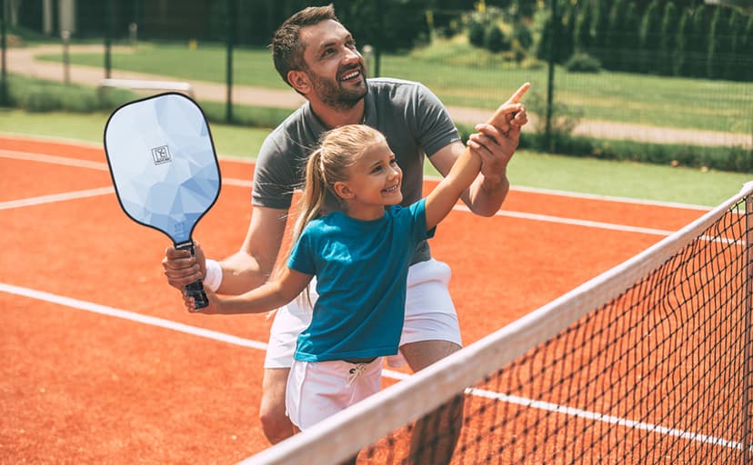 Pickleball Paddles Set of 2, 2025 USAPA Approved Pickleball Set, Fiberglass Lightweight Pickle Ball Rackets 2 Pack, 2 Outdoor Pickleball, 2 Indoor Pickleball Balls, 1 Pickleball Bag for Women and Men
