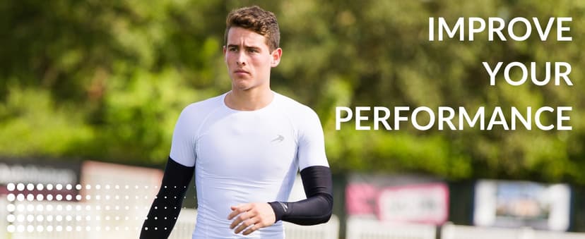 CompressionZ Sports Compression Arm Sleeves Men & Women | Basketball Baseball Football Golf UV Protection & Elbow Pain Relief