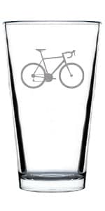 Designated Dinker - Pint Glass for Beer - Funny Pickleball Themed Decor and Gifts - 16 oz Glasses