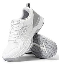 FitVille Wide Pickleball Shoes for Women Cloud-Like Lightweight Womens Tennis Shoes with Arch Support, Wide Toe Box Breathable Court Shoes for Racketball, Badminton