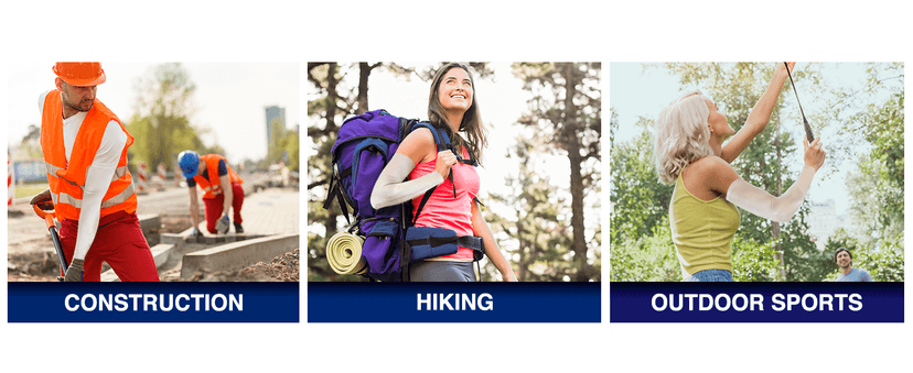 ARMORAY Arm Sleeves for Men or Women - Tattoo Cover Up - Cooling Sports Sleeve for Basketball Golf Football