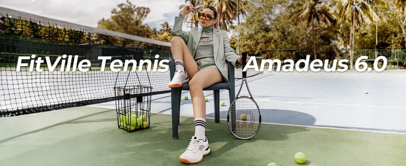 FitVille Wide Pickleball Shoes for Women Cloud-Like Lightweight Womens Tennis Shoes with Arch Support, Wide Toe Box Breathable Court Shoes for Racketball, Badminton