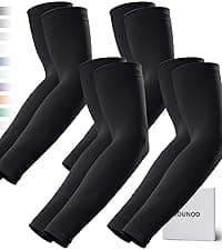 GOUNOD Sun Protection Cooling Compression Arm Sleeves For Men - Gardening Outdoors Sports Workouts volleyball arm sleeves