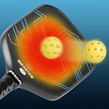 Pickleball Paddles Set of 2 USAPA Approved T700 Raw Carbon Fiber Pickleball Paddle, Friction Surface Pickleball Rackets with 4 Balls 1 Pickleball Bag, Pickle Ball Paddle Set for Men and Women