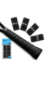 ALIEN PROS Pickleball Overgrip (4-Pack) with Ridges for Better Grip Control - Precut and Dry Feel Pickleball Grip Tape - Non-Slip Pickleball Paddle Grip Tape for High Performance